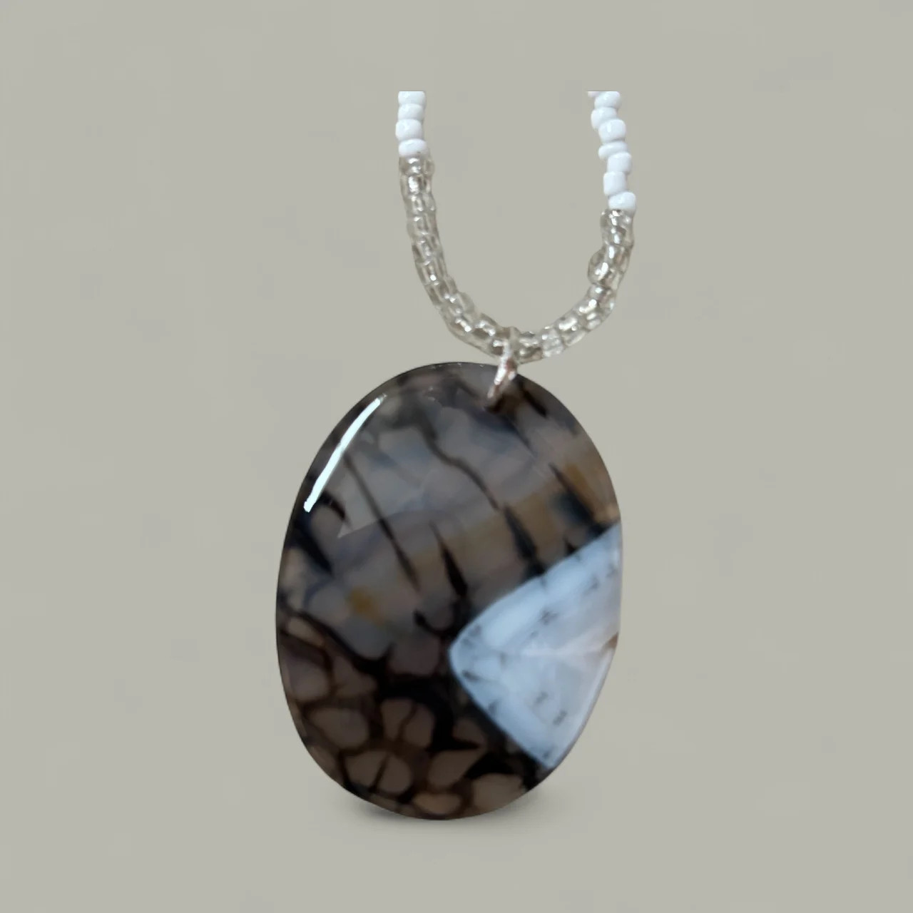 Mossy Oak Gemstone Beaded Necklace