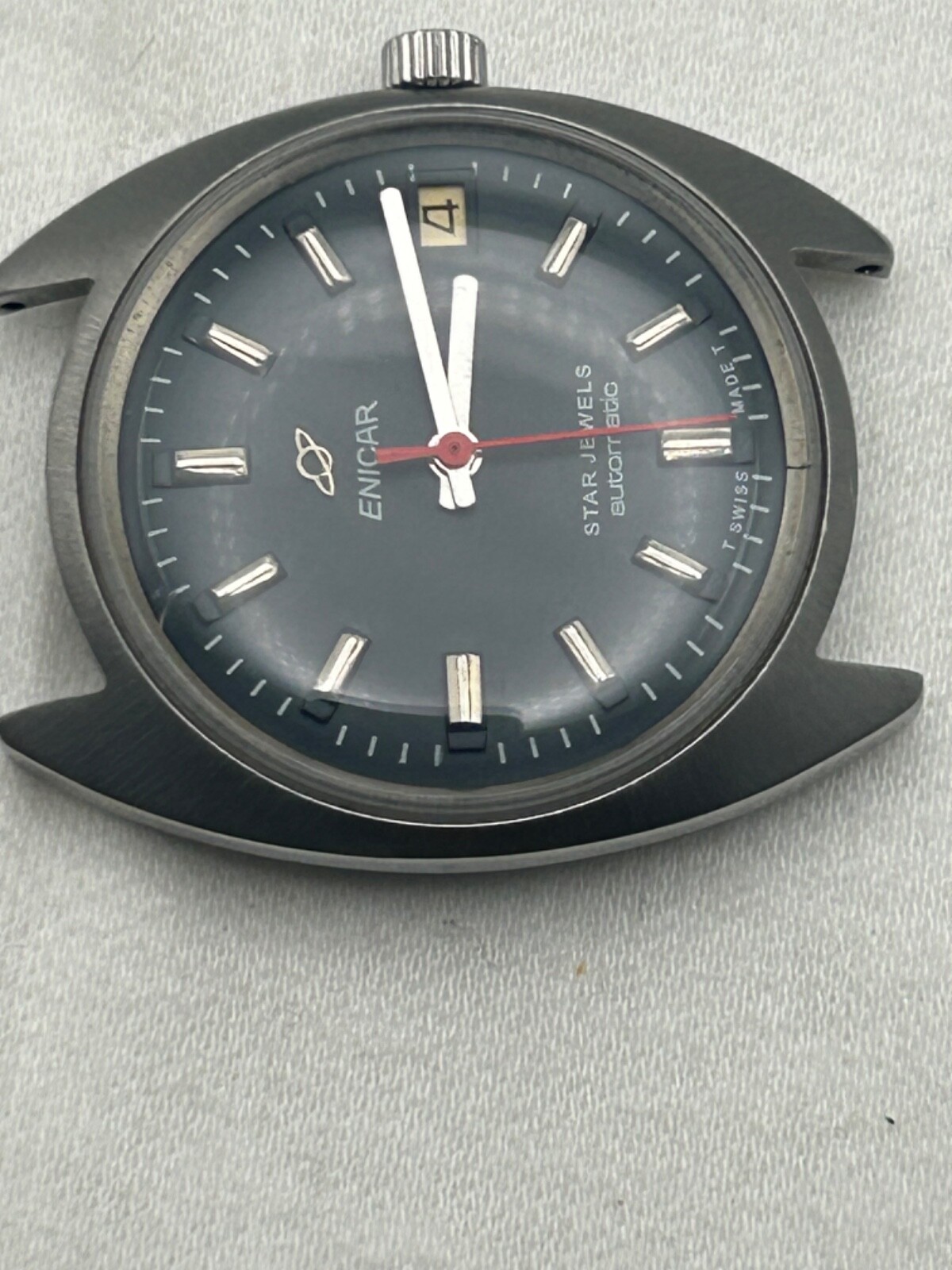 Enicar Star Jewels Automatic Stainless Steel 35mm Watch-Exc. Condition