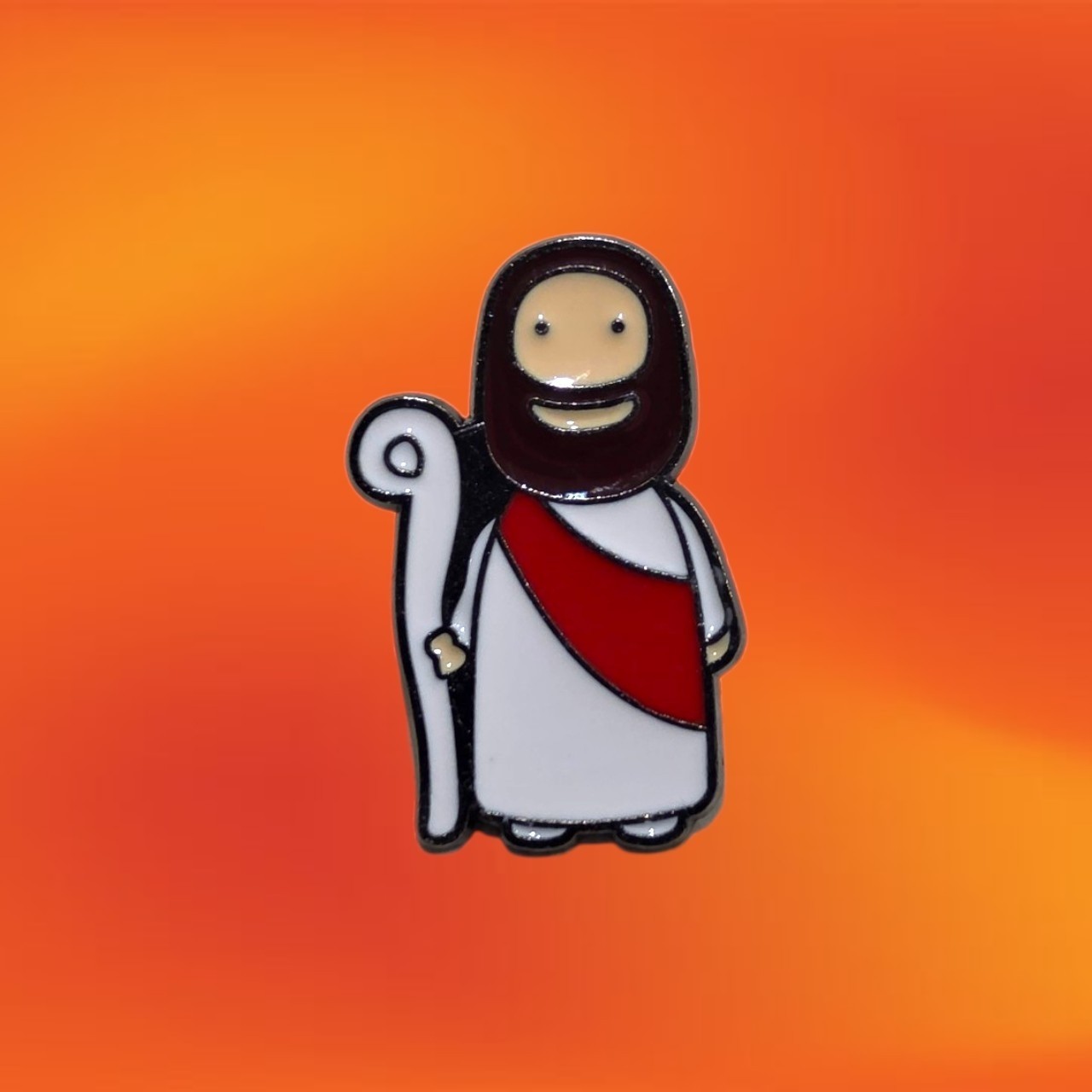 NEW Jesus Good Shepherd Enamel Pin Brooch Badge Unique Religious Pins AU