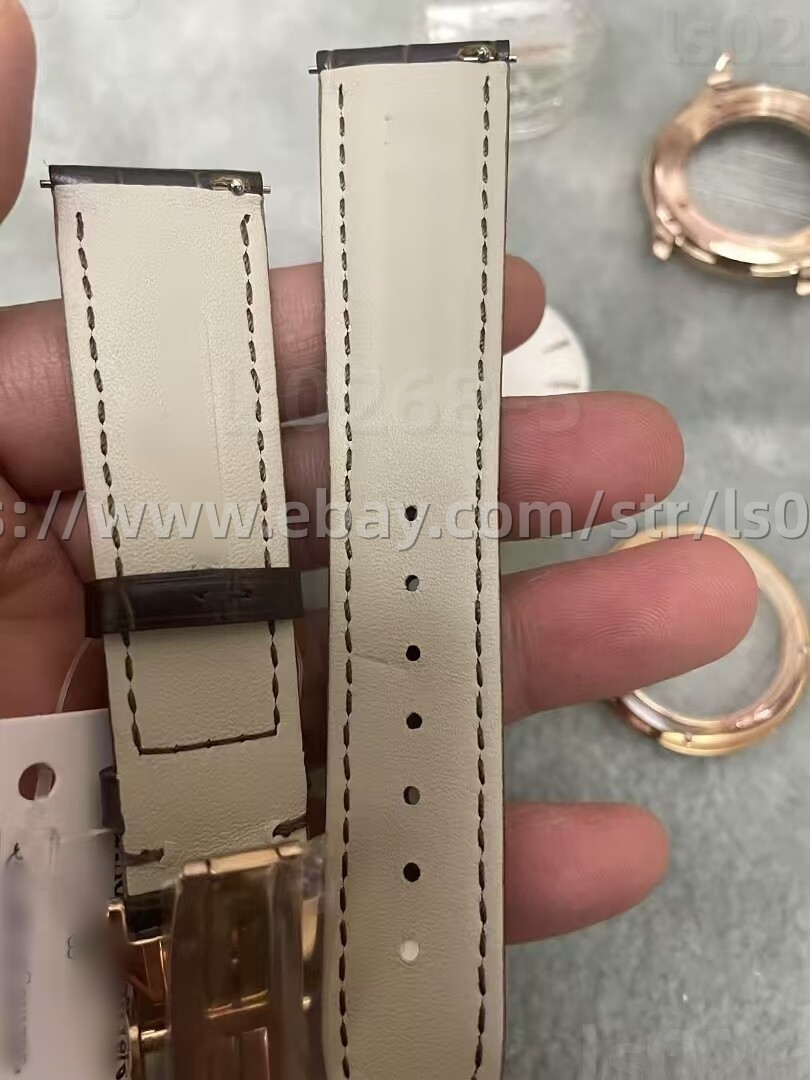 DIY SET for 2824 watch case + dial + hands + Strap sapphire 40mm