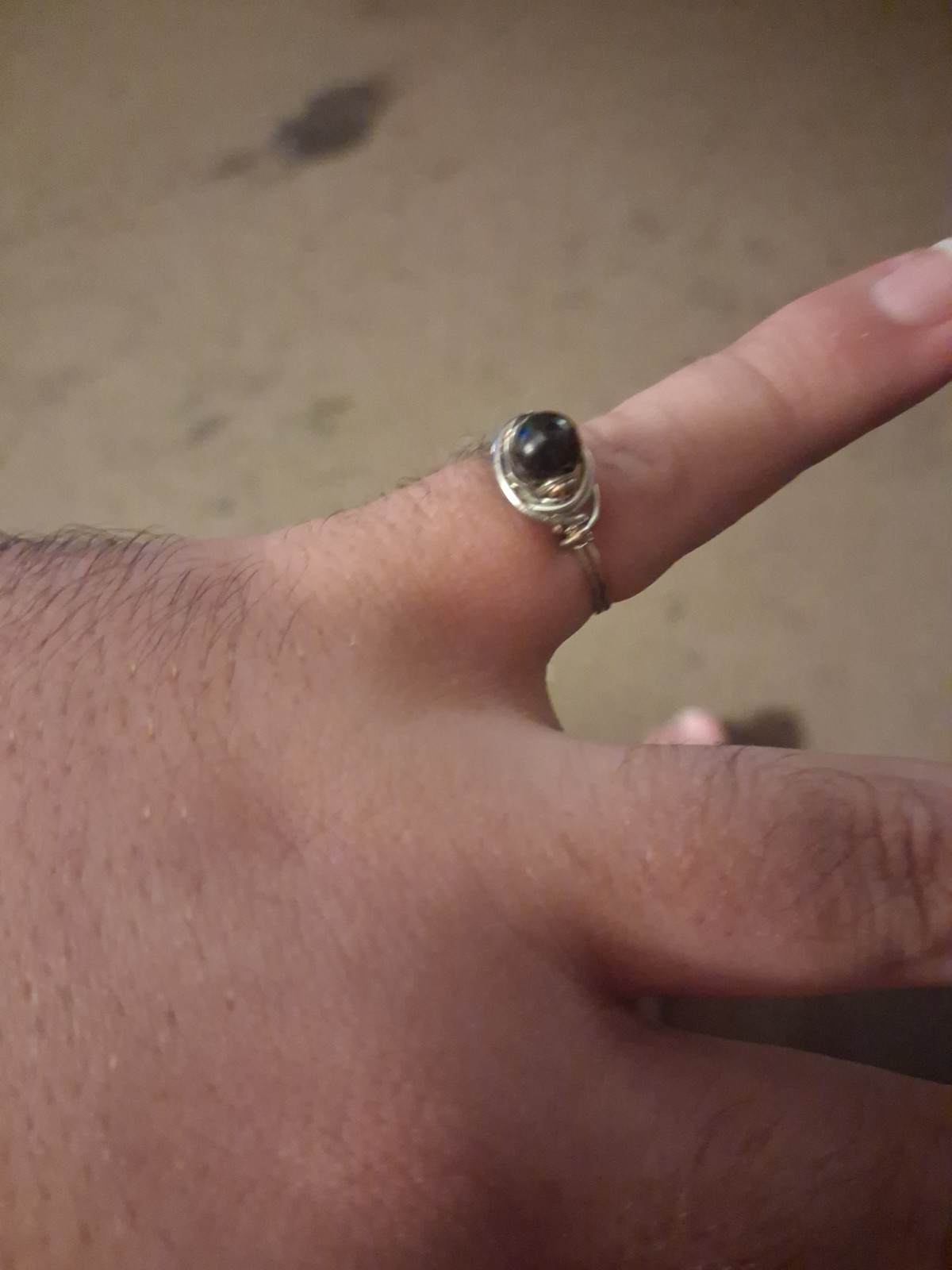 Handmade Wire Wrapped Pinky Ring