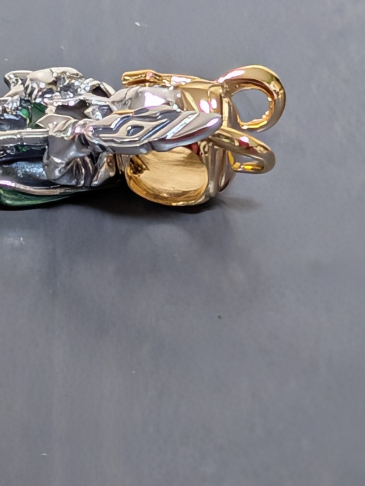 New Authentic Pandora Marvel Loki Charm 925 Sterling & Gold Plated
