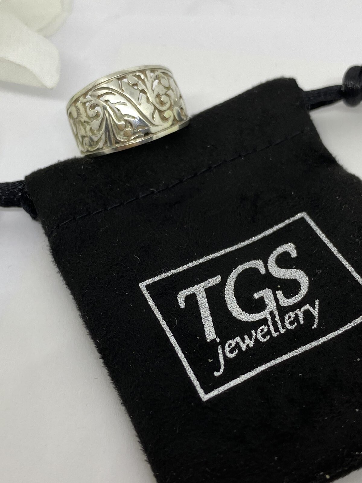 Solid Silver 925 Ladies Ring UK Handmade All Size Available+ gift box