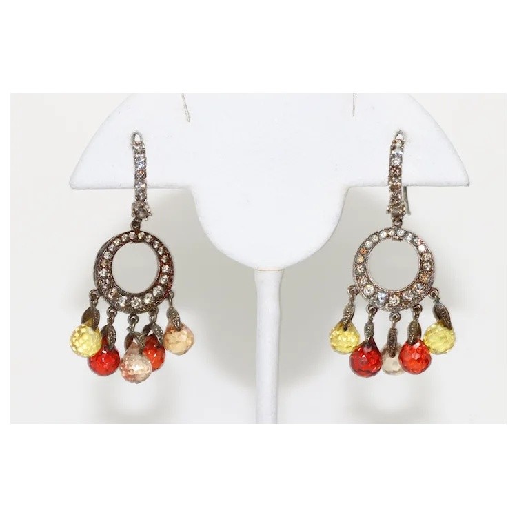 Sterling Silver Cubic White Zirconia Earrings