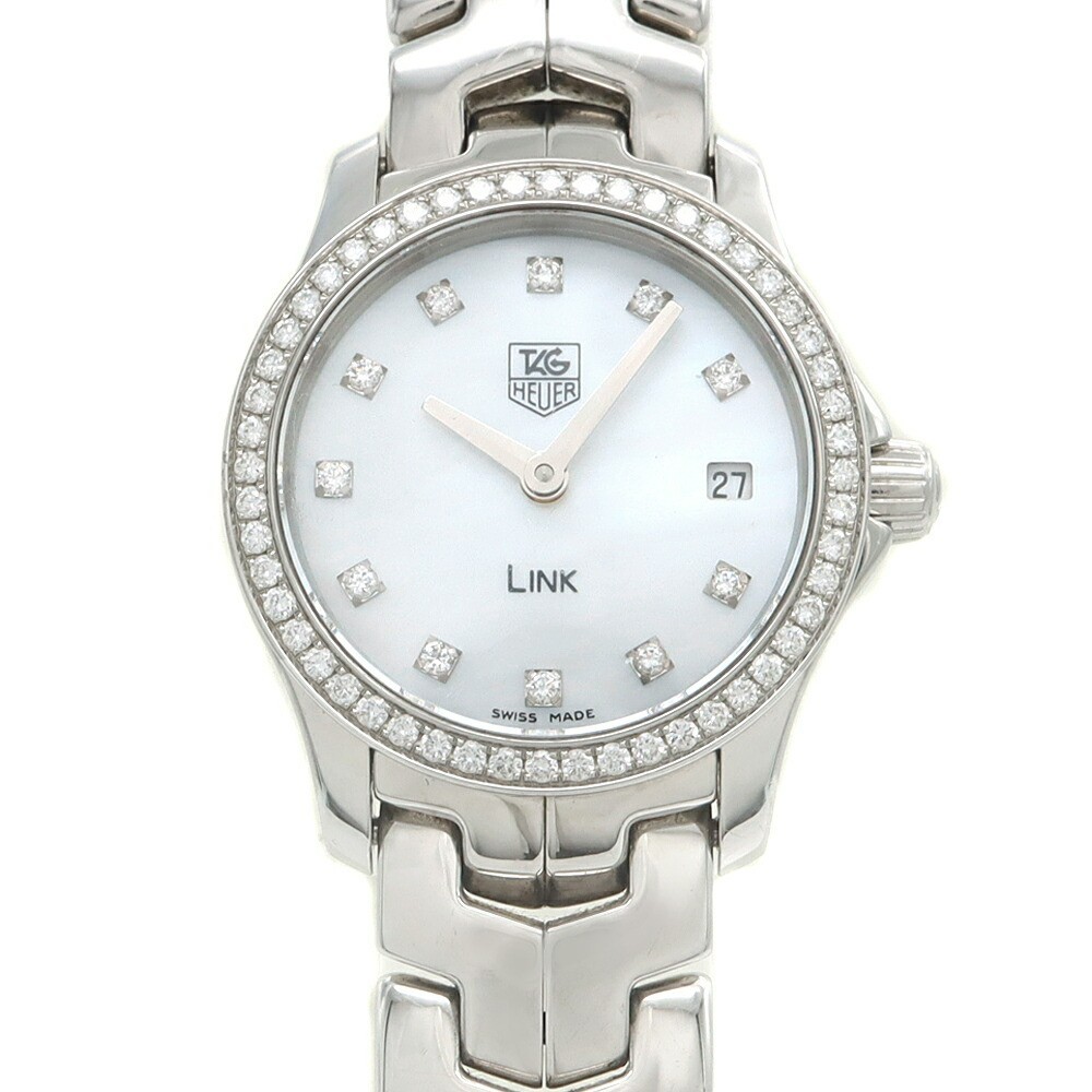 TAG Heuer Link Mini Diamond Bezel 11P MOP Dial Quartz Ladies Watch