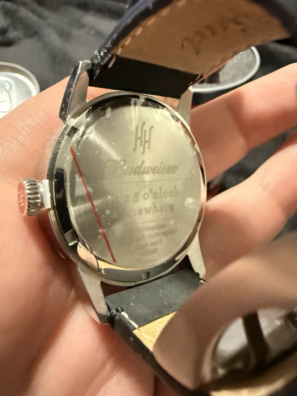 Happy Hour Timepieces x Budweiser. Quartz Watch Leather Box