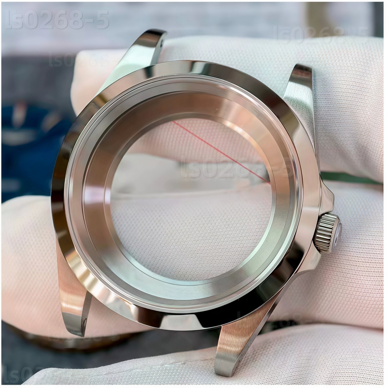 41mm stainless steel kit + dial + hands + watch strap For 2824/2892
