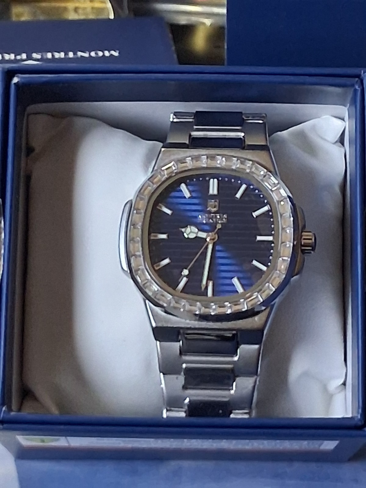 Montres Prestige × Invicta MPW-0326 Crystal Horizon 42mm Blue Textured Dial SS