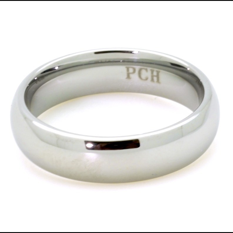 6MM Tungsten Wedding Band, Ring Dome Comfort Fit Sizes 8 – 15 Half Round Classic