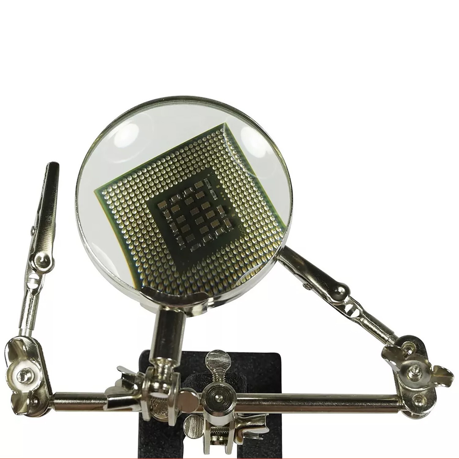Helping Third Hand Magnifier Soldering Stand Clamp Holder Alligator Clip Tool