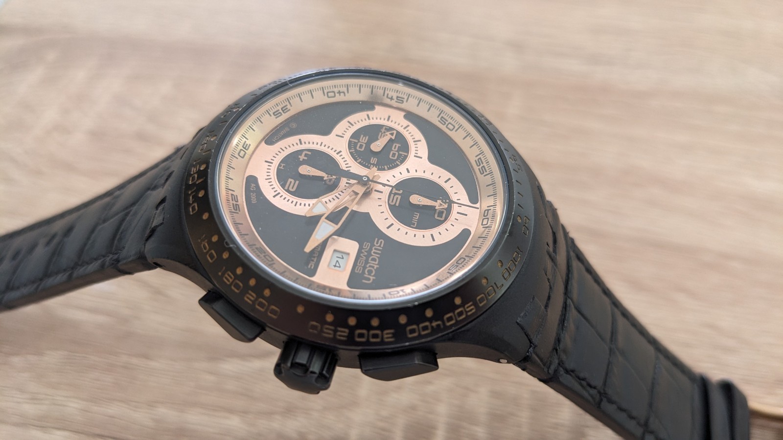 Swatch SVGB402 Automatic Chronograph Swiss Watch