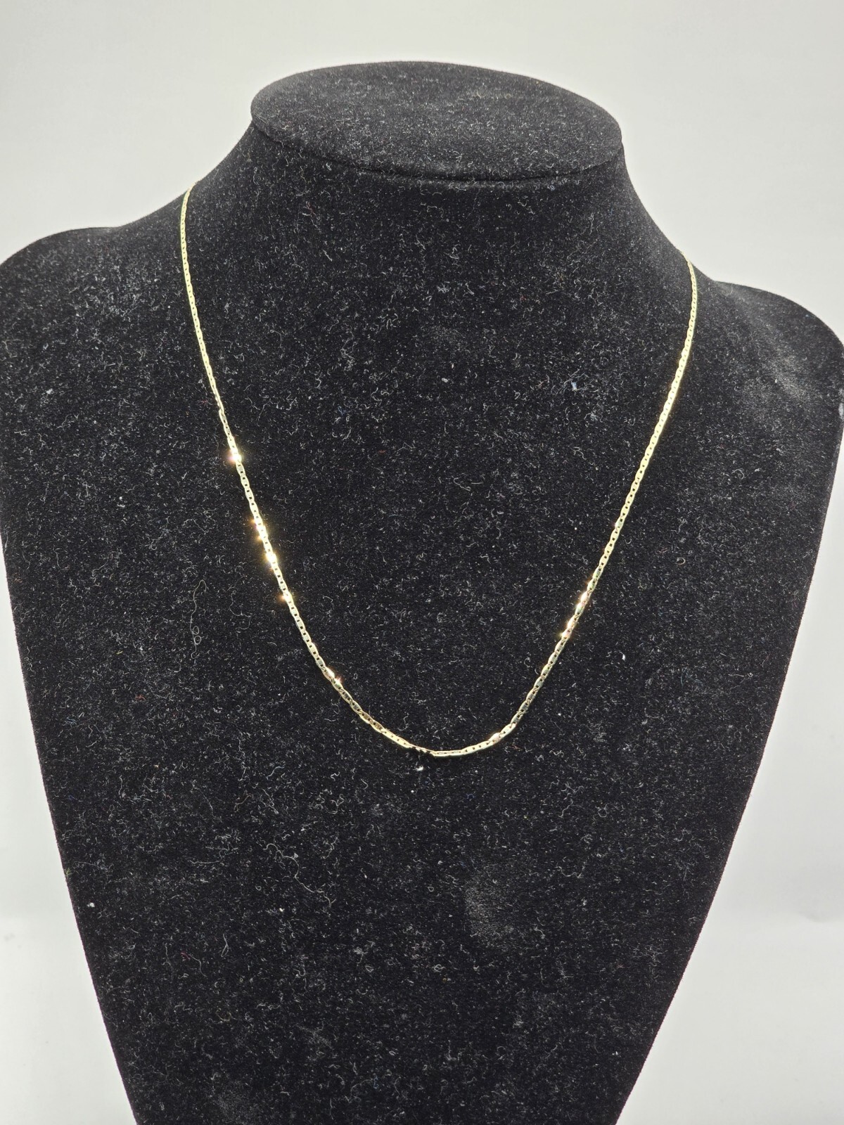 10k Yellow Gold 16″ Anker/ Mariner Link Necklace 1.2MM