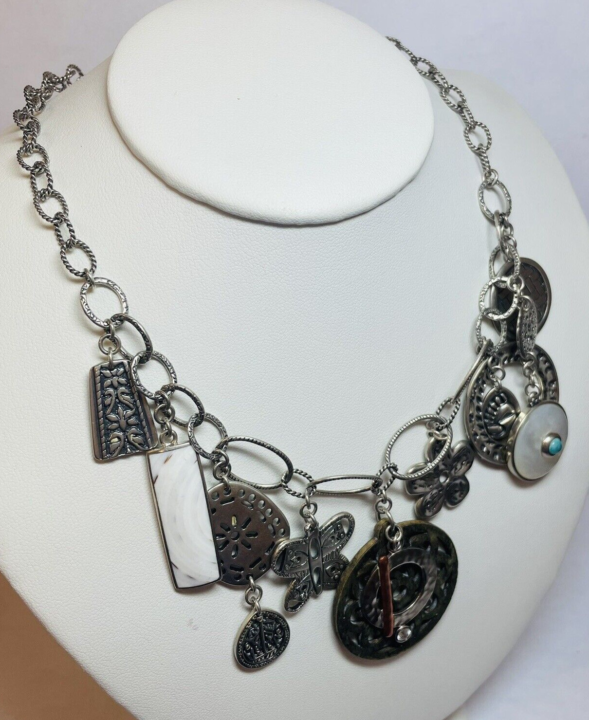 Silpada Sterling 925 Silver 10 Year Consultant Necklace 17 in – 2.1