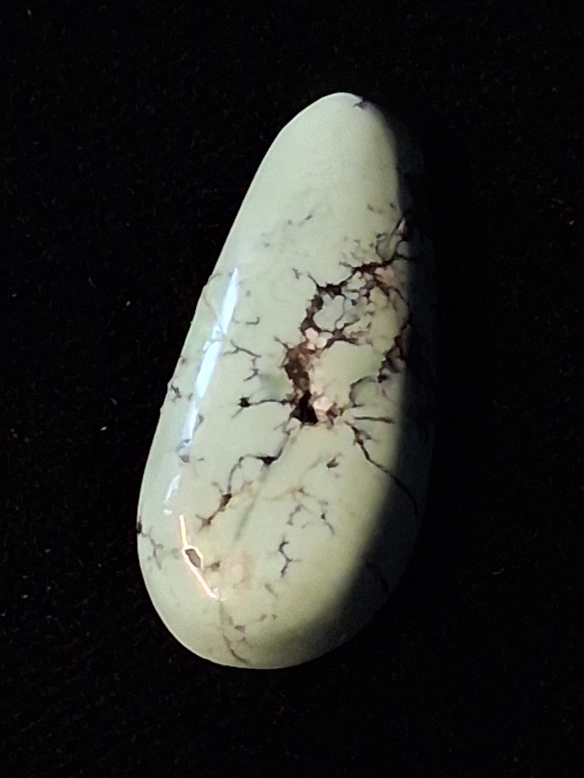 New Ultra Rare Broken Arrow Varisite (Carmel Variation) Cabochon 14.5 Carats