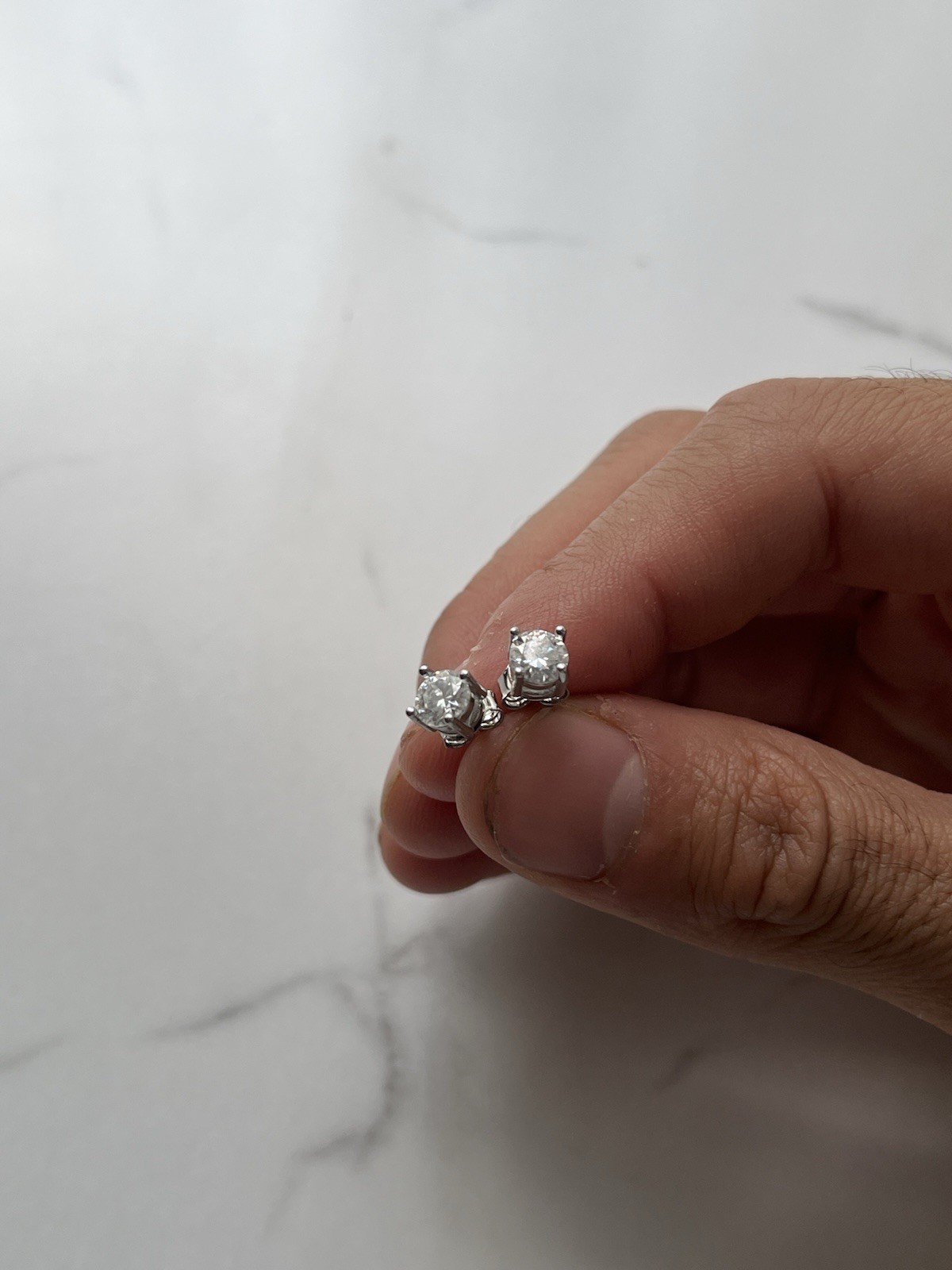 VVS1 Moissanite Stud Earrings