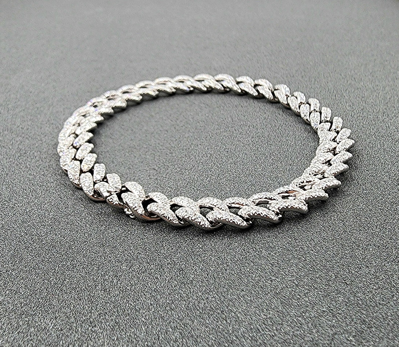 2.57 ct Cuban Link Diamond Bracelet