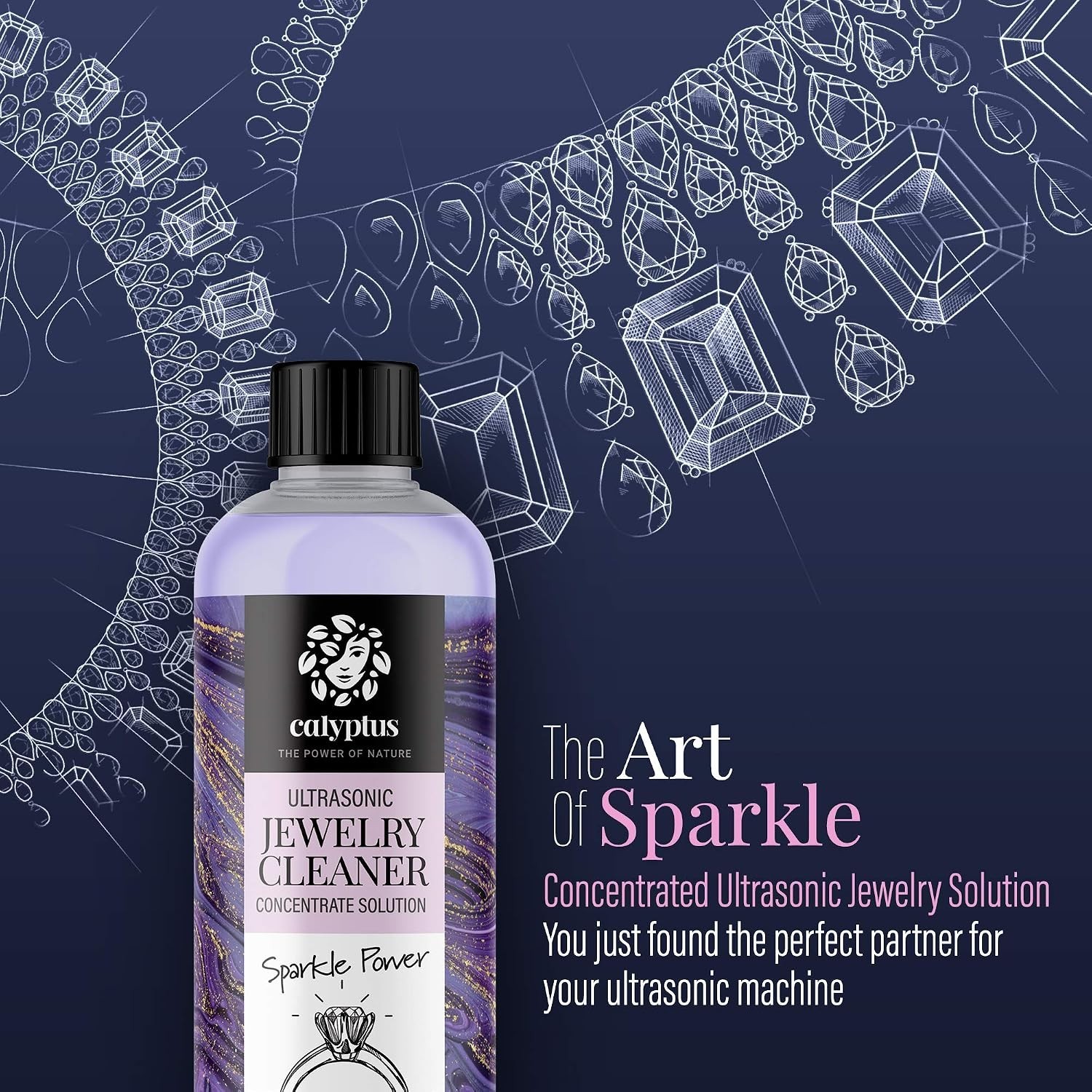 Plant-Based Jewelry & Eyeglass Cleaner – Concentrated Solution for All Machines