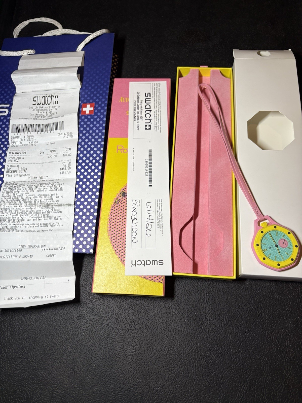 Swatch x Audemars Piguet AP Royal Pop Savonnette Otg Roz Ready Ship pink