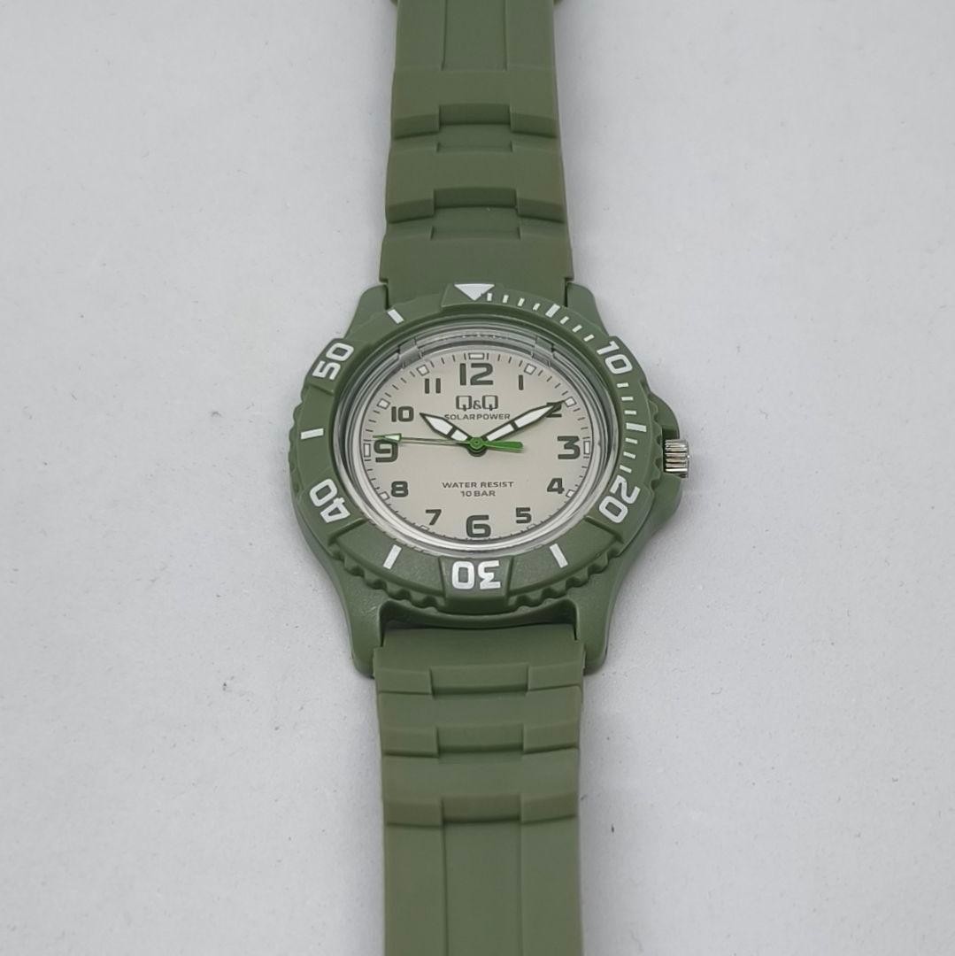 CITIZEN Q&Q E02A-005VK Solar Watch Men’s Gray 100M 10Bar Waterproof Analog Japan
