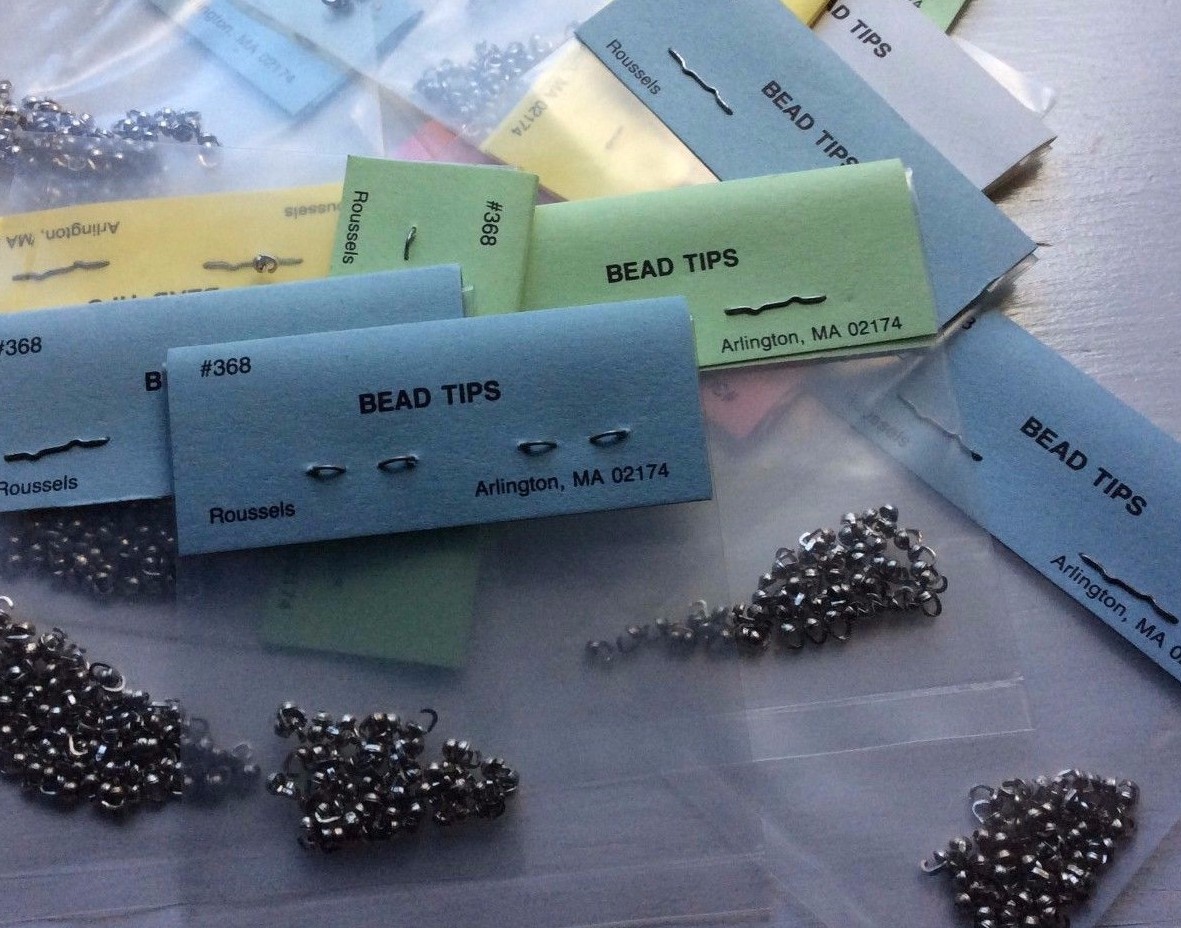 500 Metal Findings Bead Tips for Stringing Necklaces