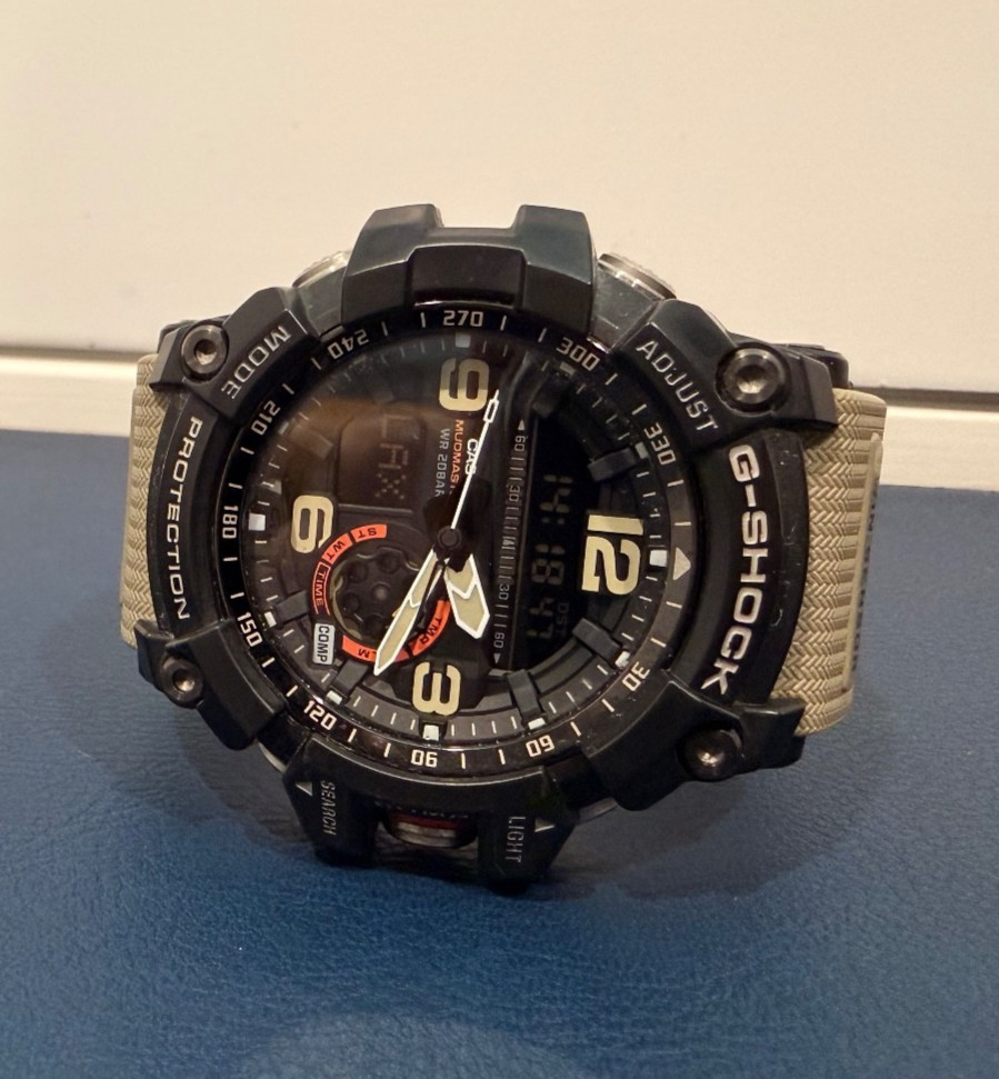 Casio G-Shock Mudmaster Analog Digital Twin Sensor GG-1000-1A5 Mens Watch