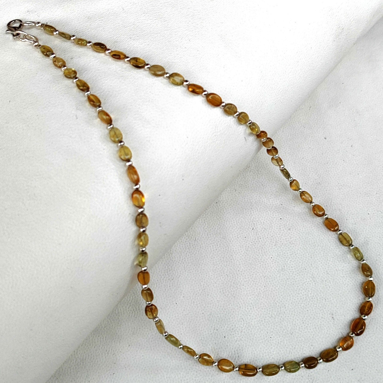 Natural Multicolor Apatite Gems 4 to 6.5mm Size Smooth Nugget Beads 17″ Necklace