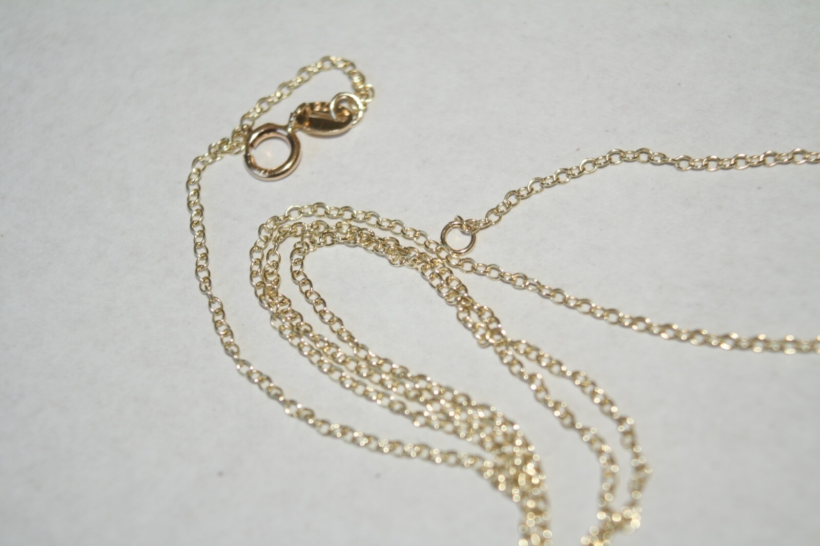 100% Genuine 9k Solid Yellow Gold Fine Necklace Chain 40cm , 16 inches BRAND NEW