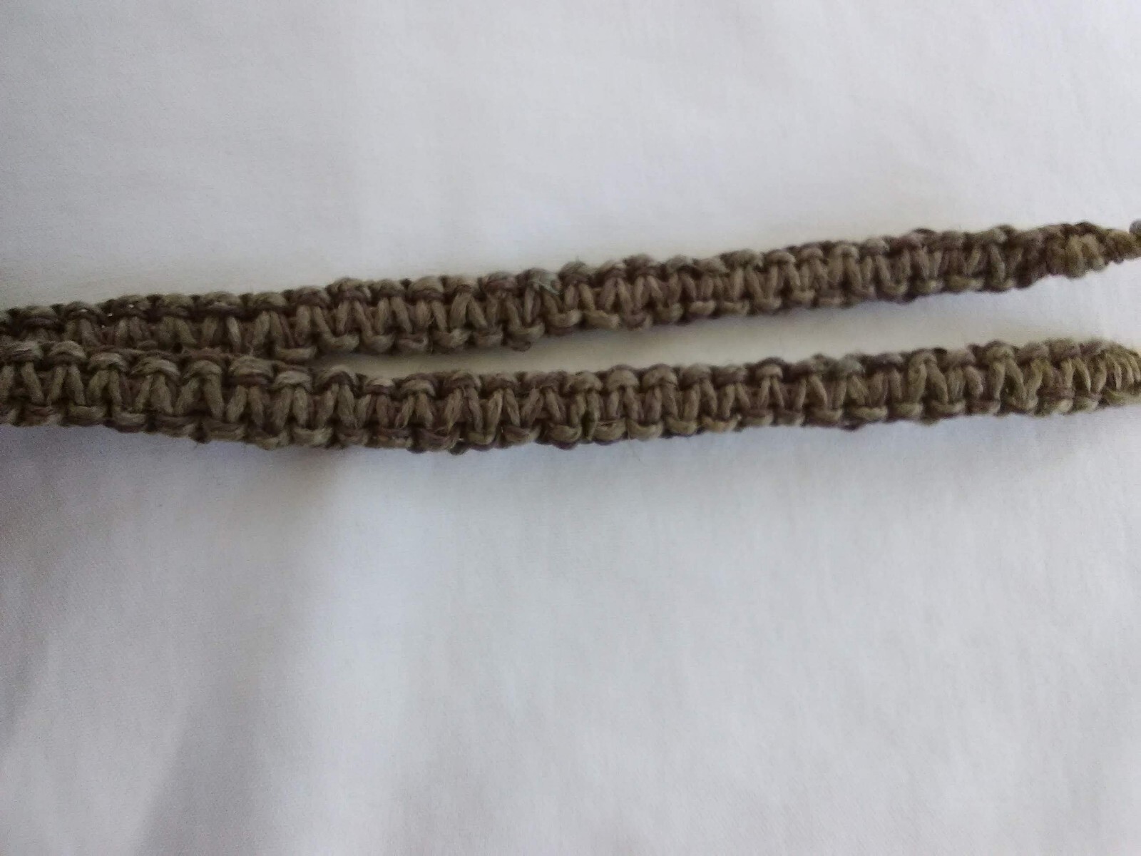 HEMP SURFER Hippie Beaded NECKLACE 24″ Unisex Macrame US Gift Seller New