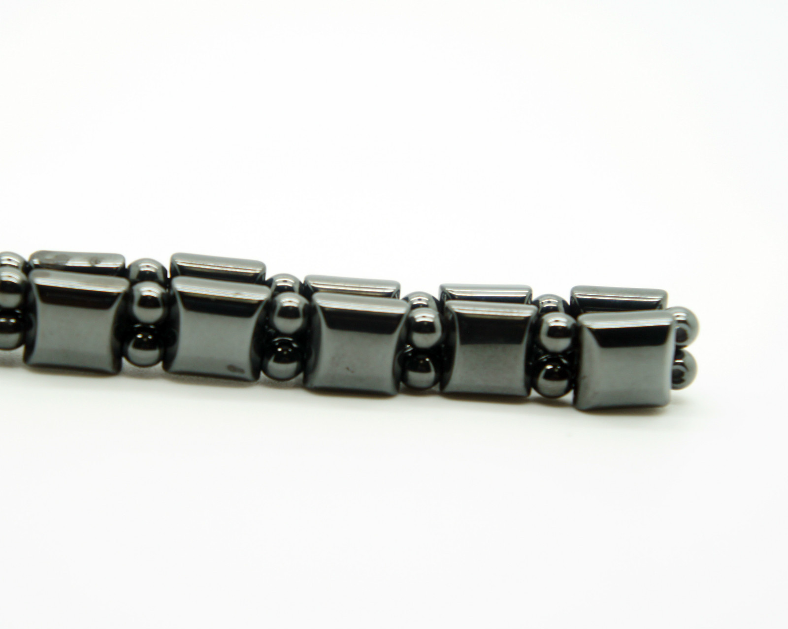 Magnetic Hematite Bracelet Pain Relief Energy Powerfull Elastic G4