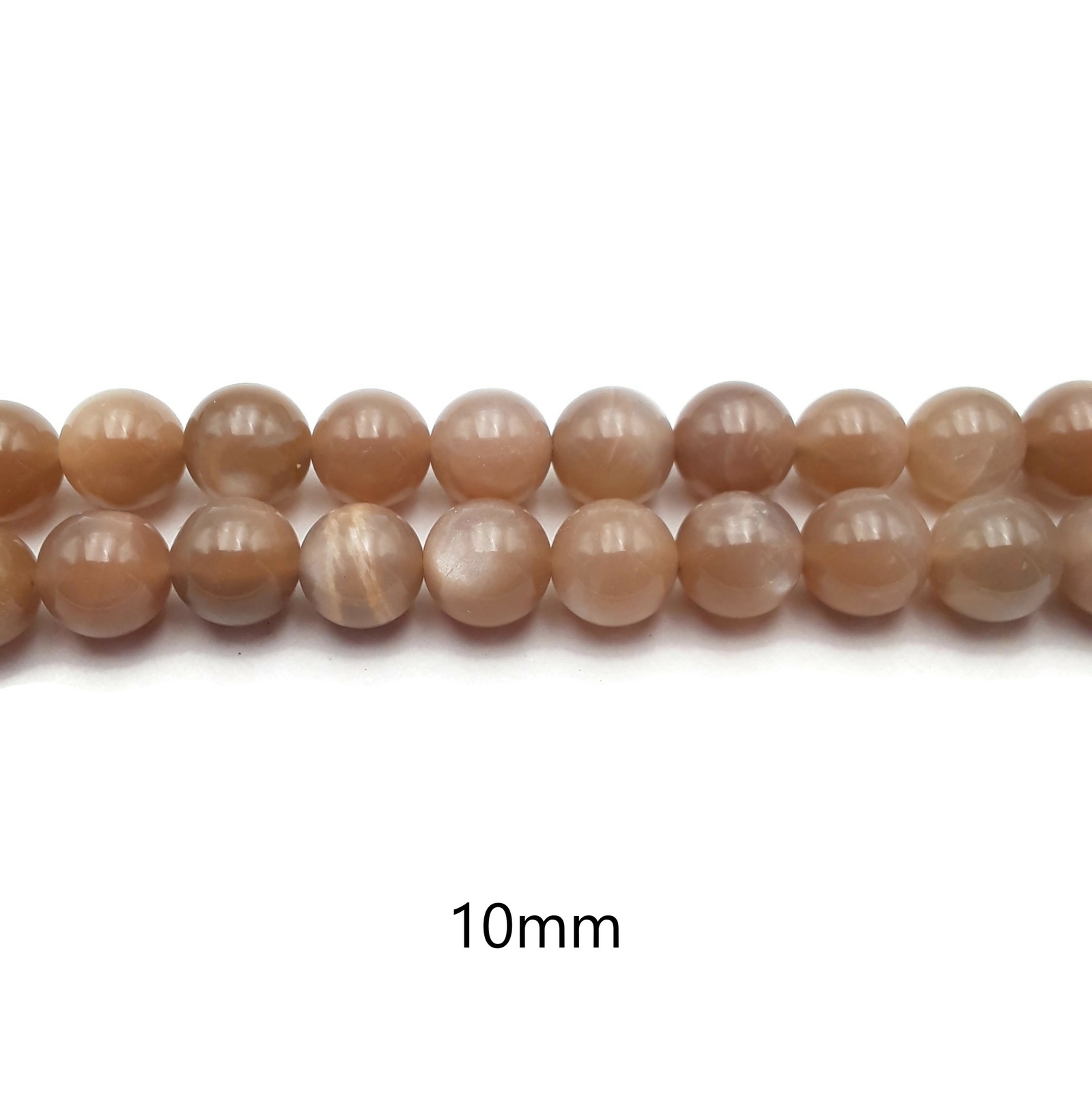 High Grade Peach Moonstone Smooth Round Beads 6mm 8mm 10mm 12mm 15.5″ Strand