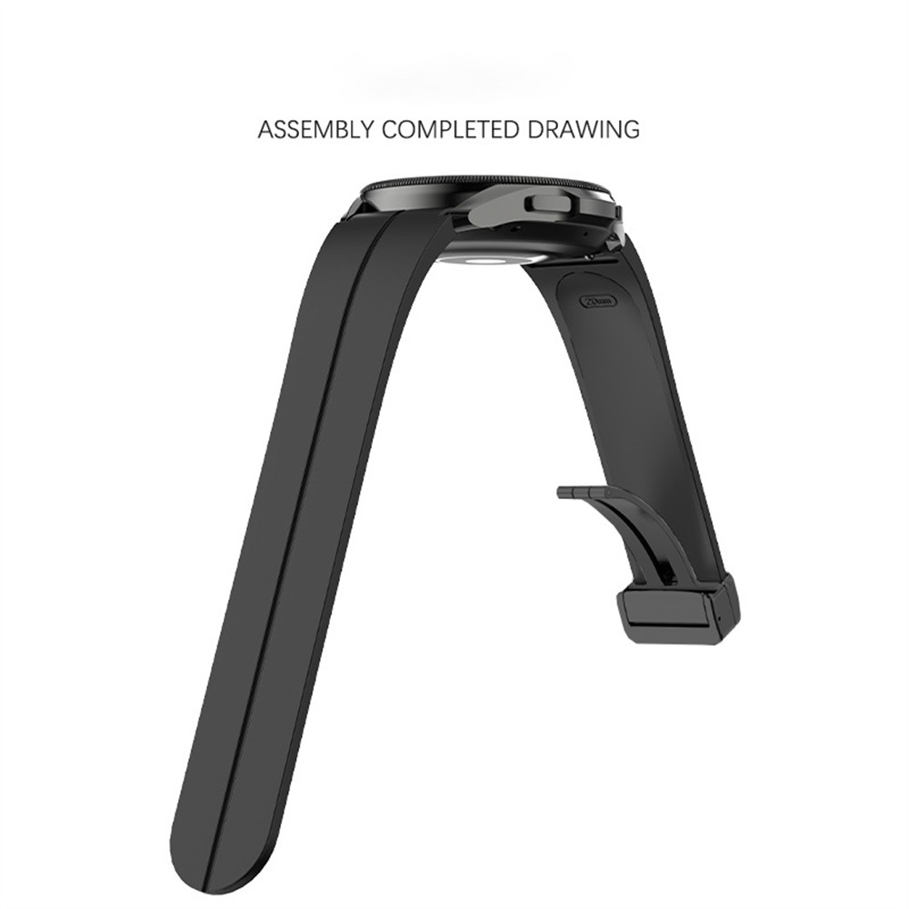 Magnetic Silicone Watch Band Strap For Samsung Galaxy Watch 4 5 6 40 44 43 47mm