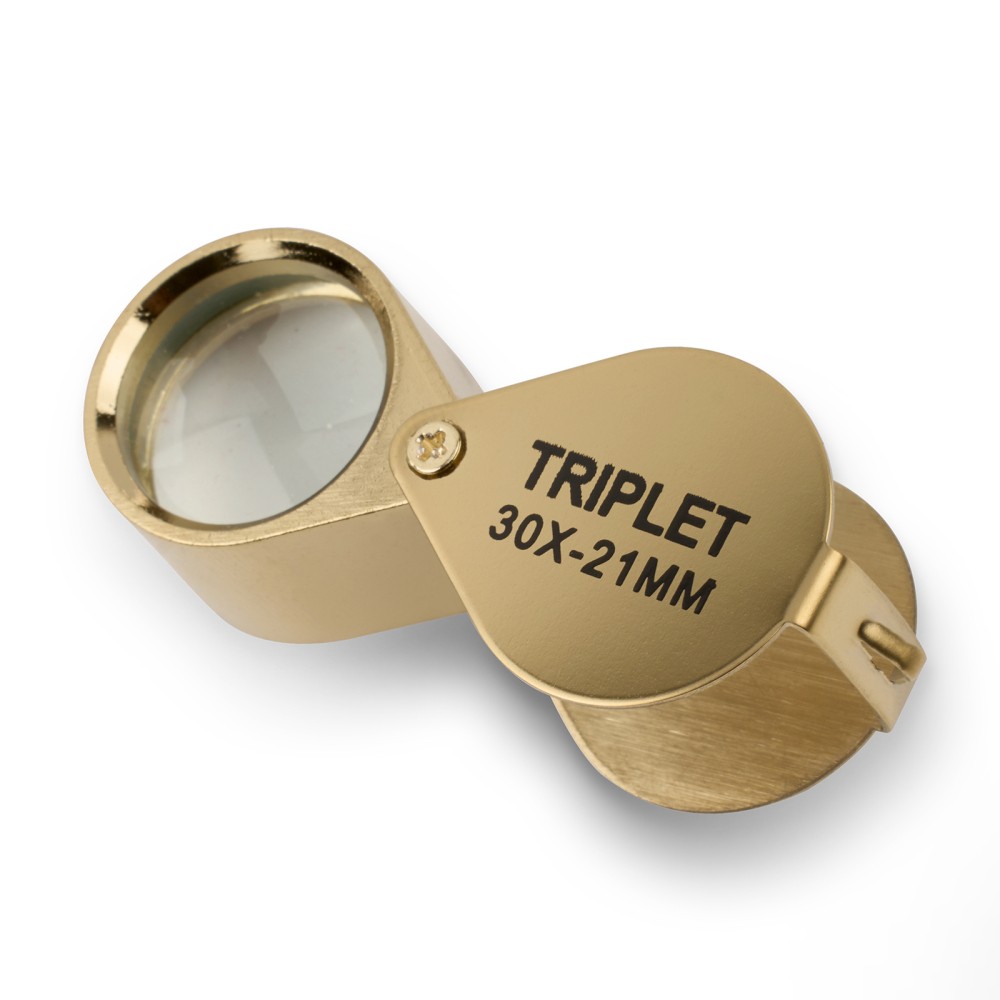 30X Jewelers Loupe Magnifier Pocket Magnifying Glass Coin Jewelry Loop Eye