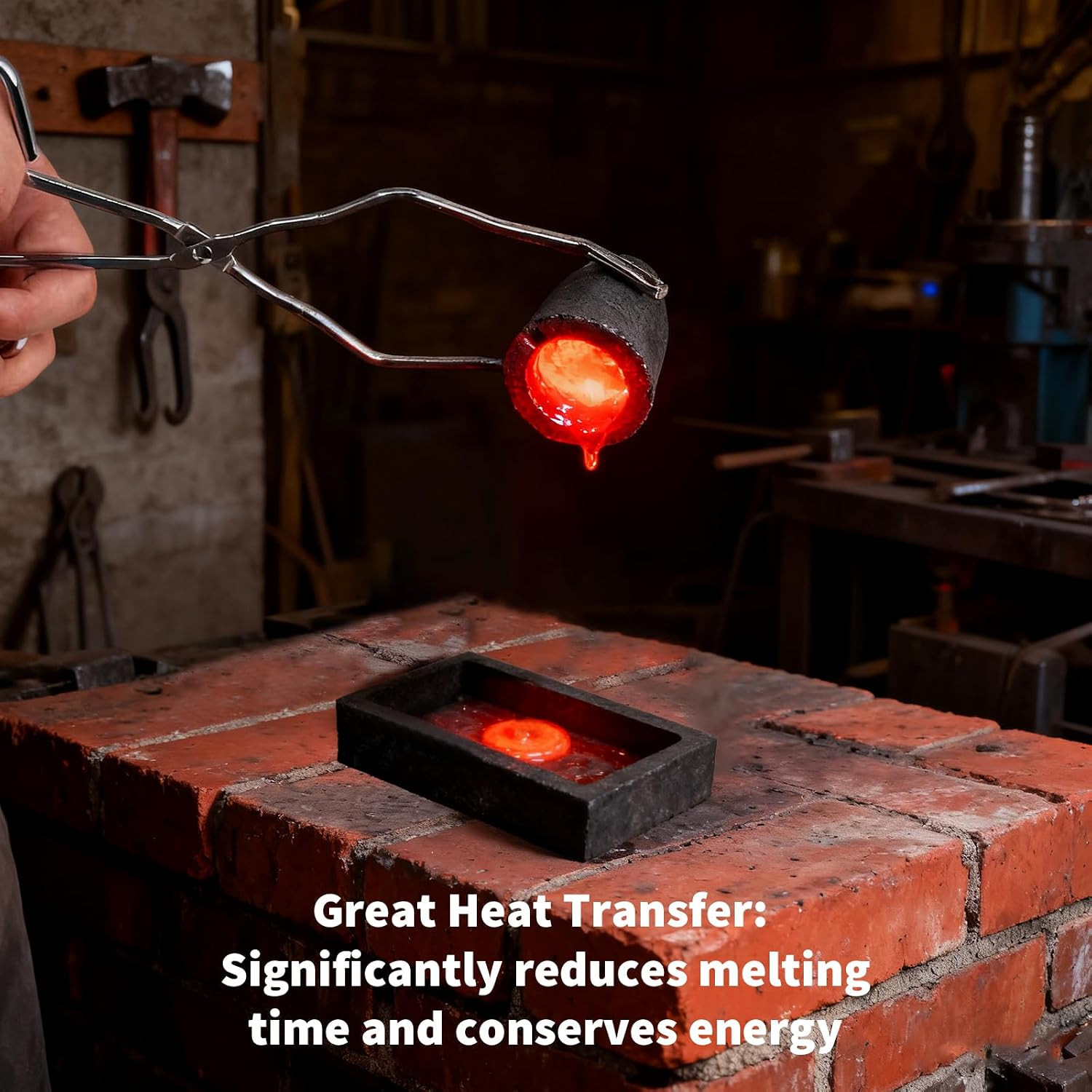 14 Pcs Graphite Torch Melting Casting Kit Includes 5-In-1 Ingot Mold 1 Quartz Cr