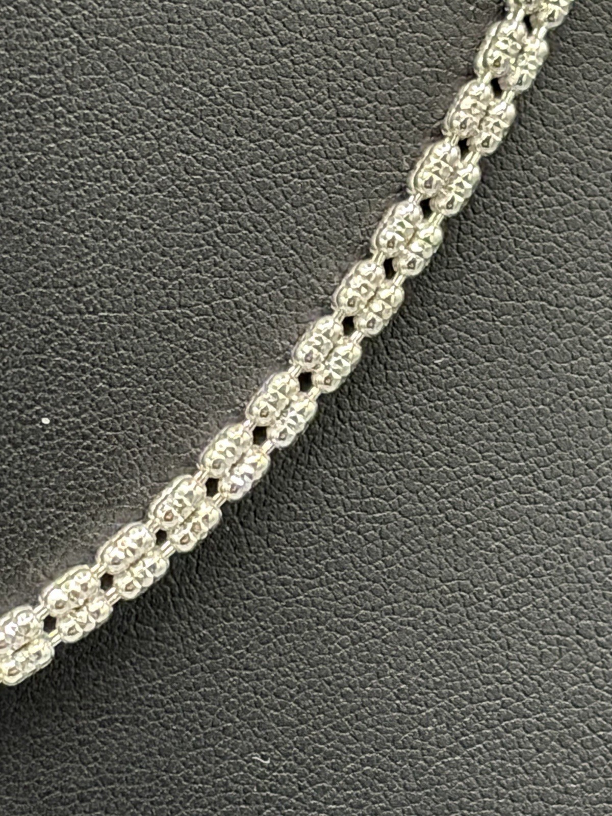 925 Sterling Silver Ice Chain – 3.5mm – 22 Inches – 22 Grams – Brand New