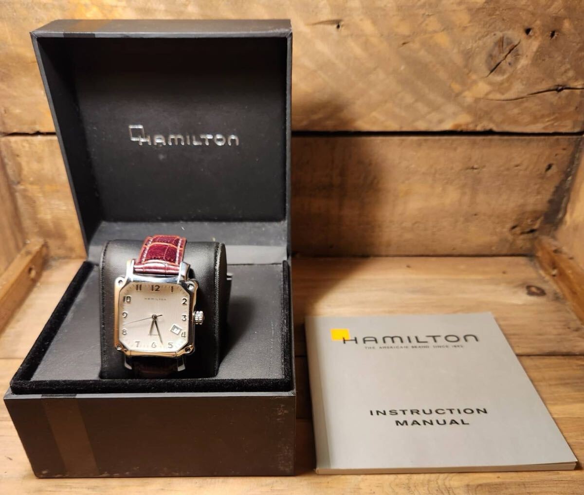 [B1P] HAMILTON Lloyd Auto White Dial Automatic Watch [p9p]