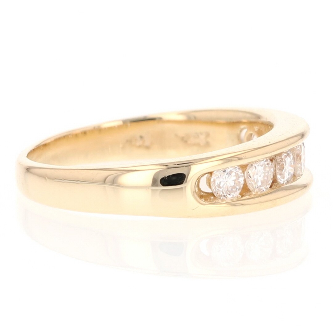 .50ctw Round Cut Diamond Channel-Set Wedding Band Ring 14k Yellow Gold Size 6.5