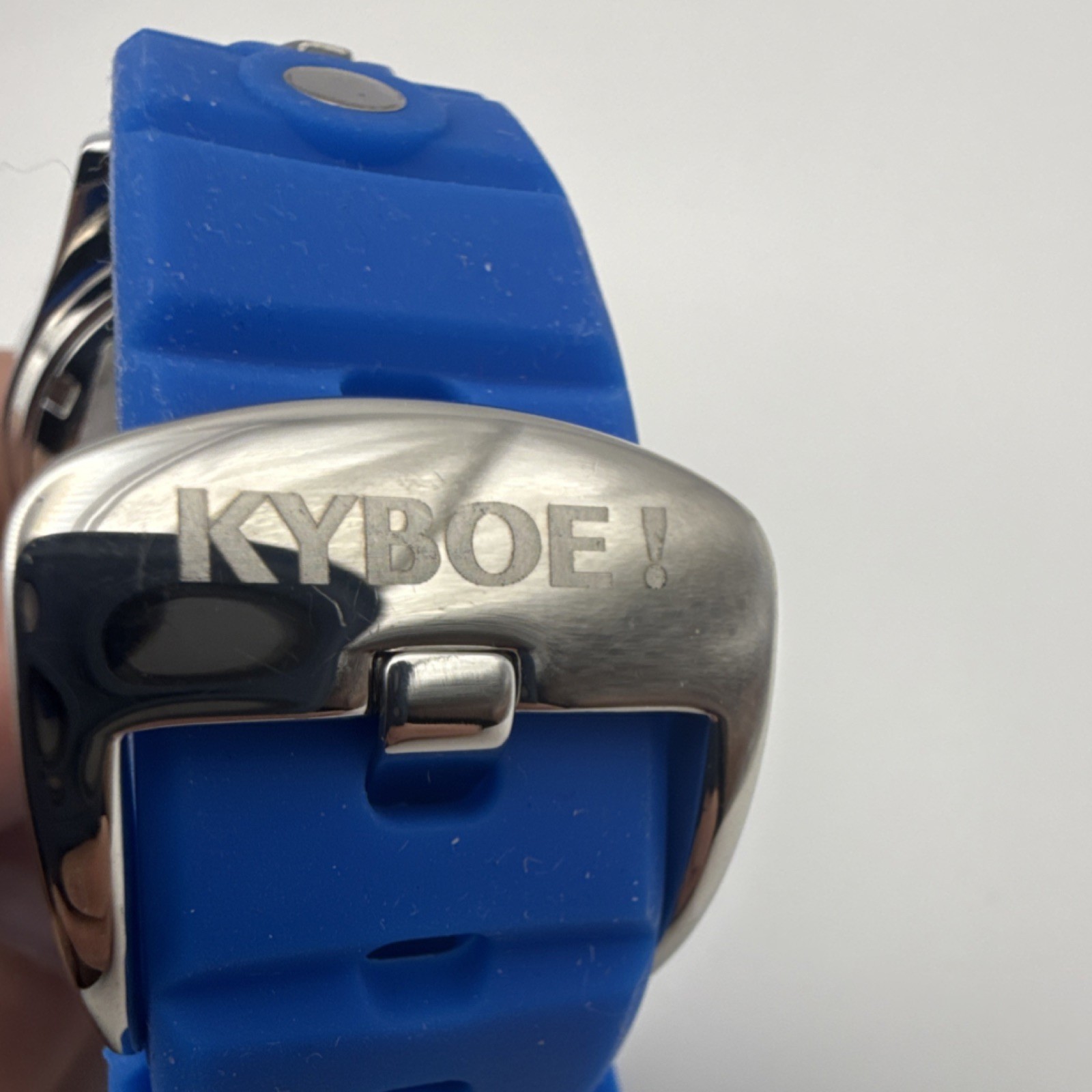 KYBOE! Giant Mariner Giant 40 Blue Dial Blue Silicone Quartz Sport Watch 100M