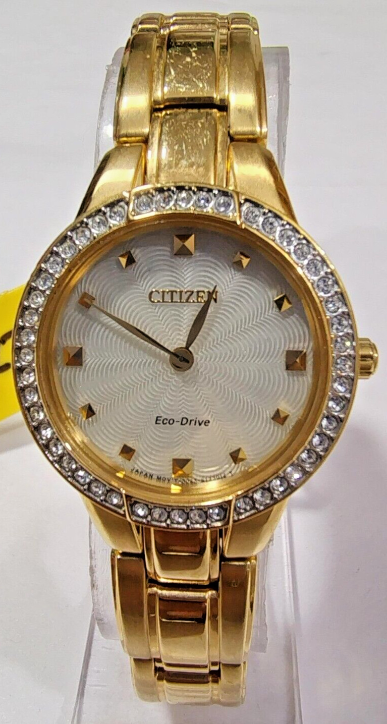 B023-S092990 CITIZEN ECO DRIVE MOP DIAMOND ACCENT WATCH FOR WOMEN C2-167
