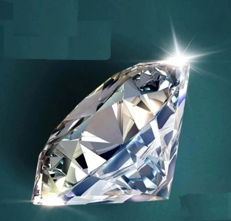 2 CT Natural White Diamond Round Cut VVS1 D Grade IDGL Certified +1 Free Gift