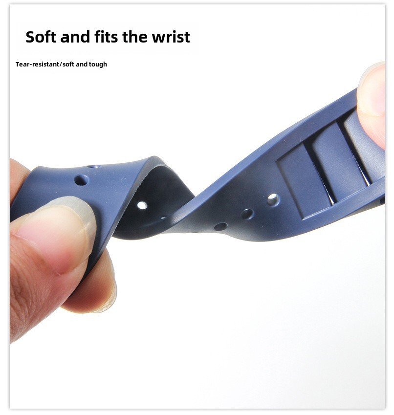 High Quality Screwed Rubber Watch Strap Fits Richard Mille Silicone Watch Bands