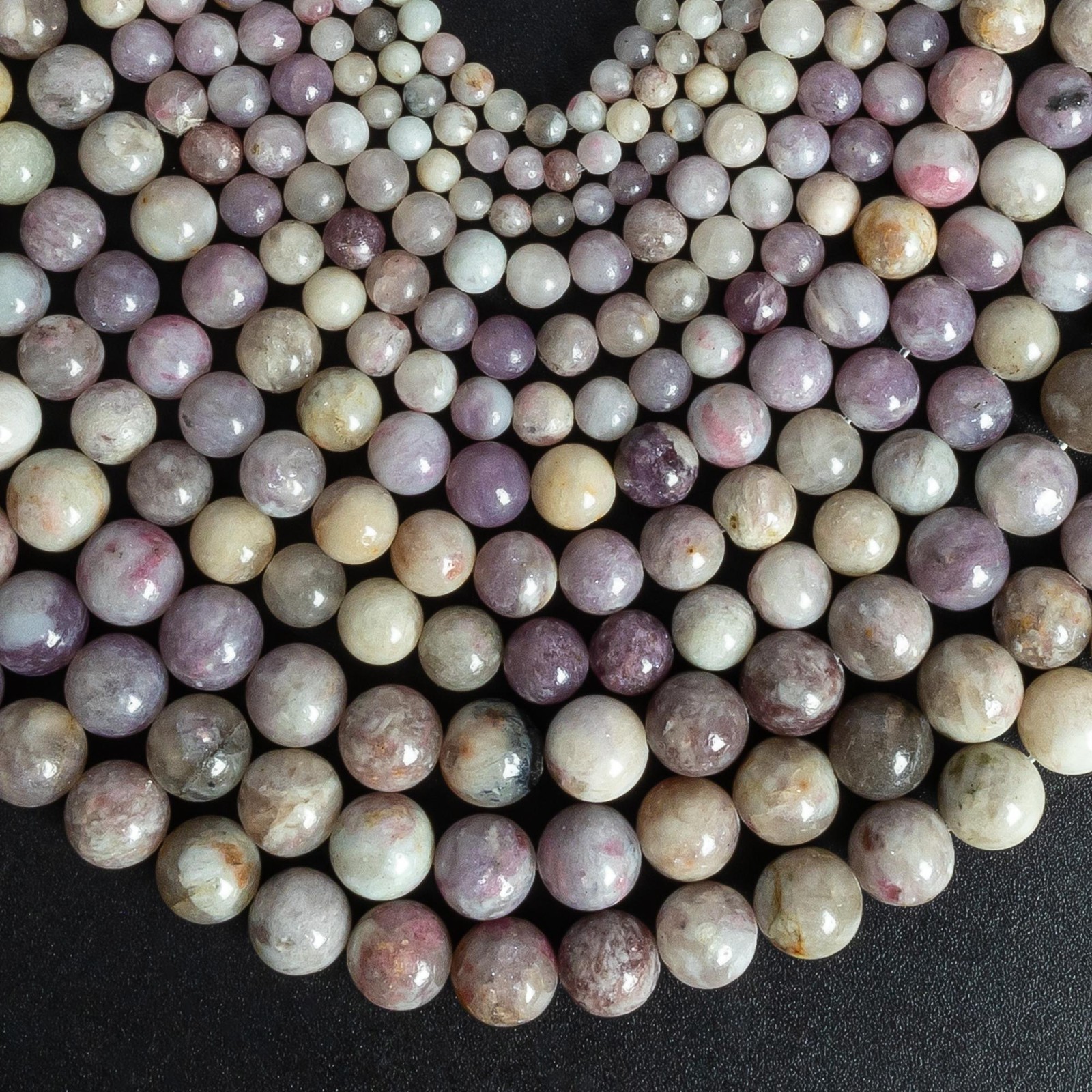 Pink Purple White Tourmaline Natural A Gemstone Round Loose Beads 4/6/8/10MM