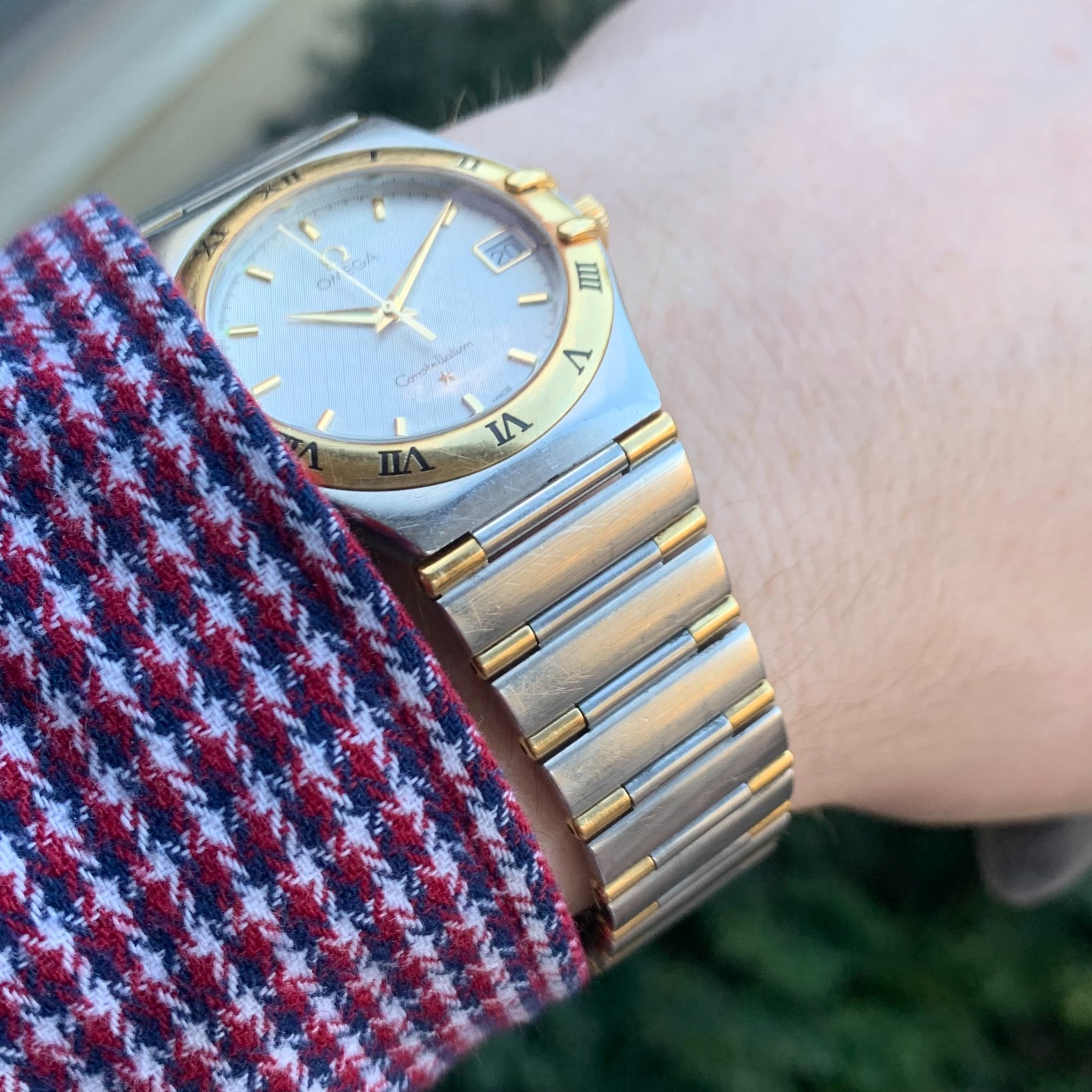 Omega Constellation Manhattan Ref 1312.30 18K Gold & Stainless Steel Wristwatch