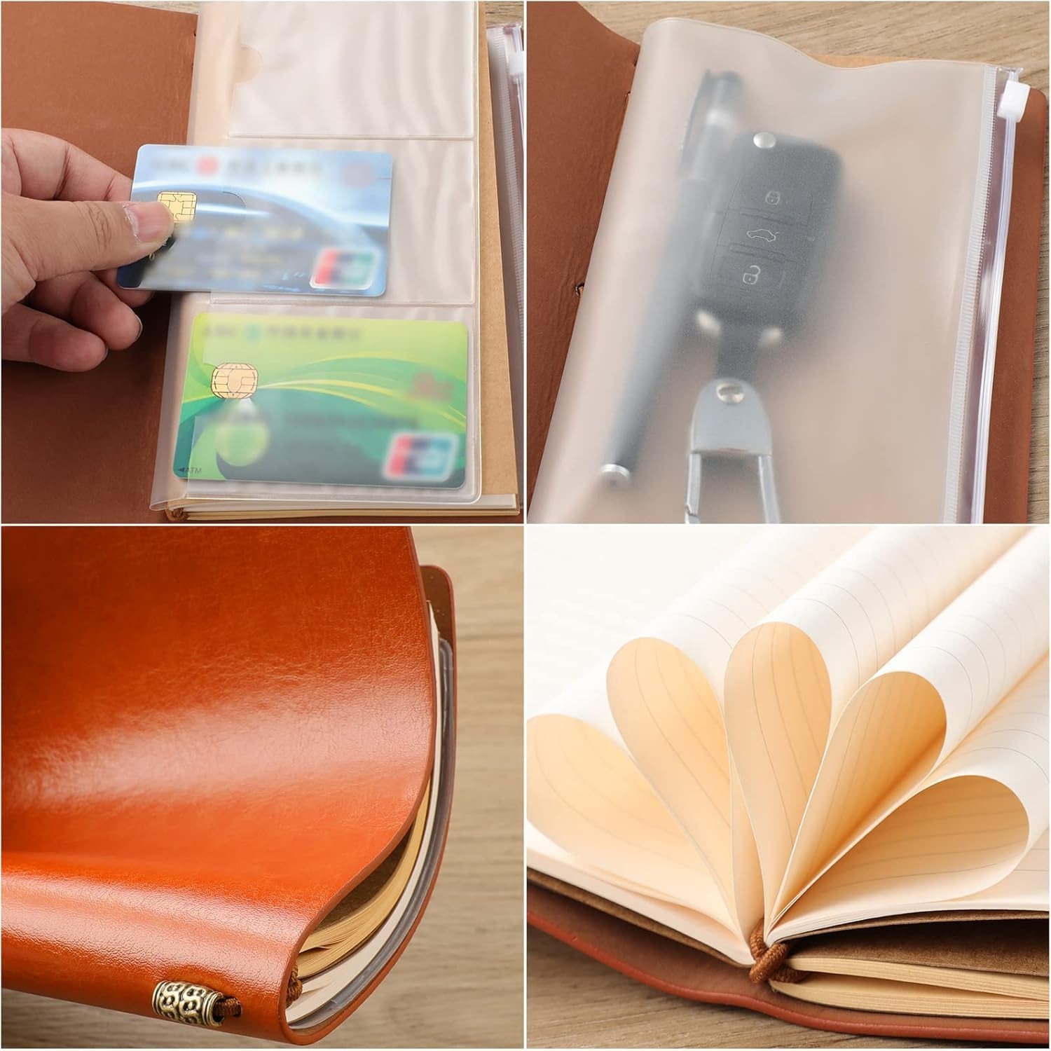 Gifts for Wife, Wife Gifts Leather Journal, Anniversary Birthday Mothers Day Chr