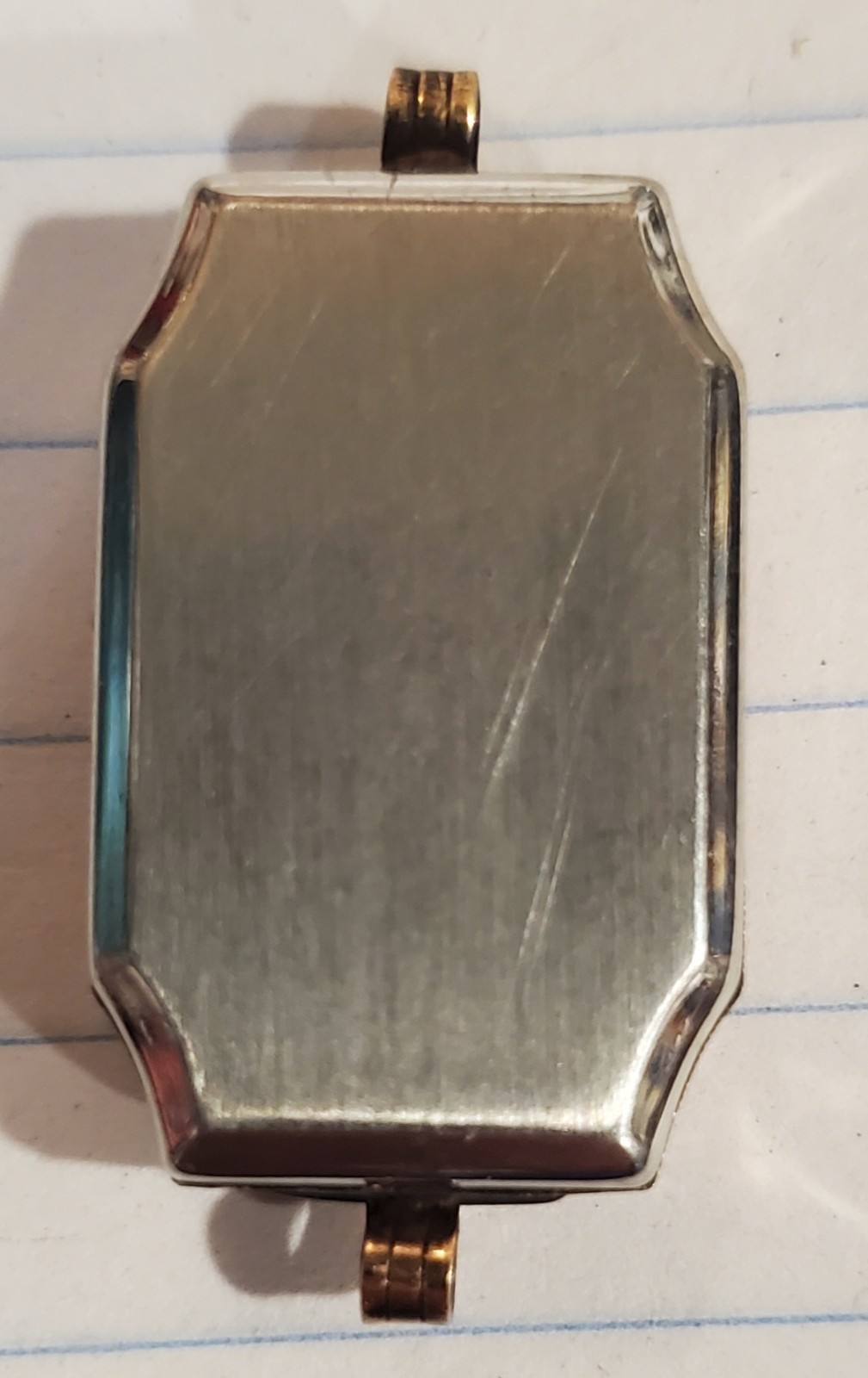 Tribune Vintage 6 Jewel Rectangular Mechanical Manual Wristwatch Parts Or Repair