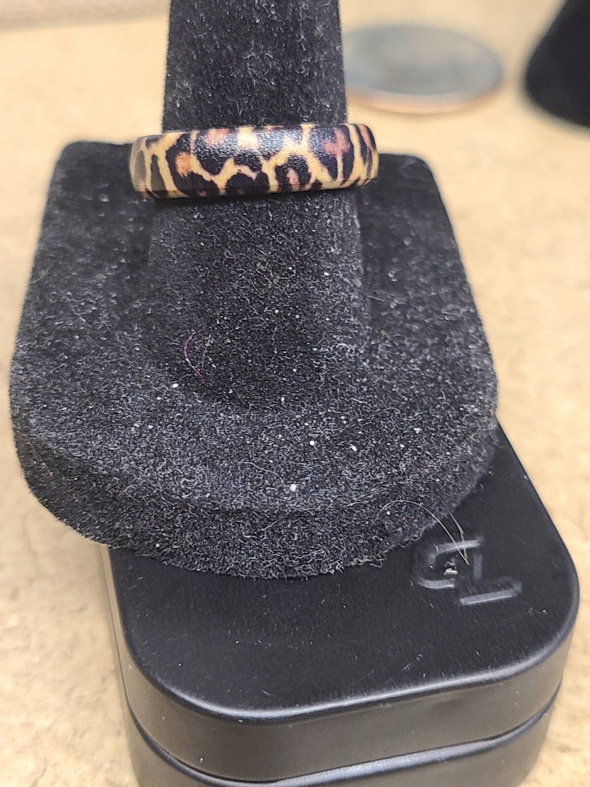 Groove Life Size 8 Leopard Silicone Ring