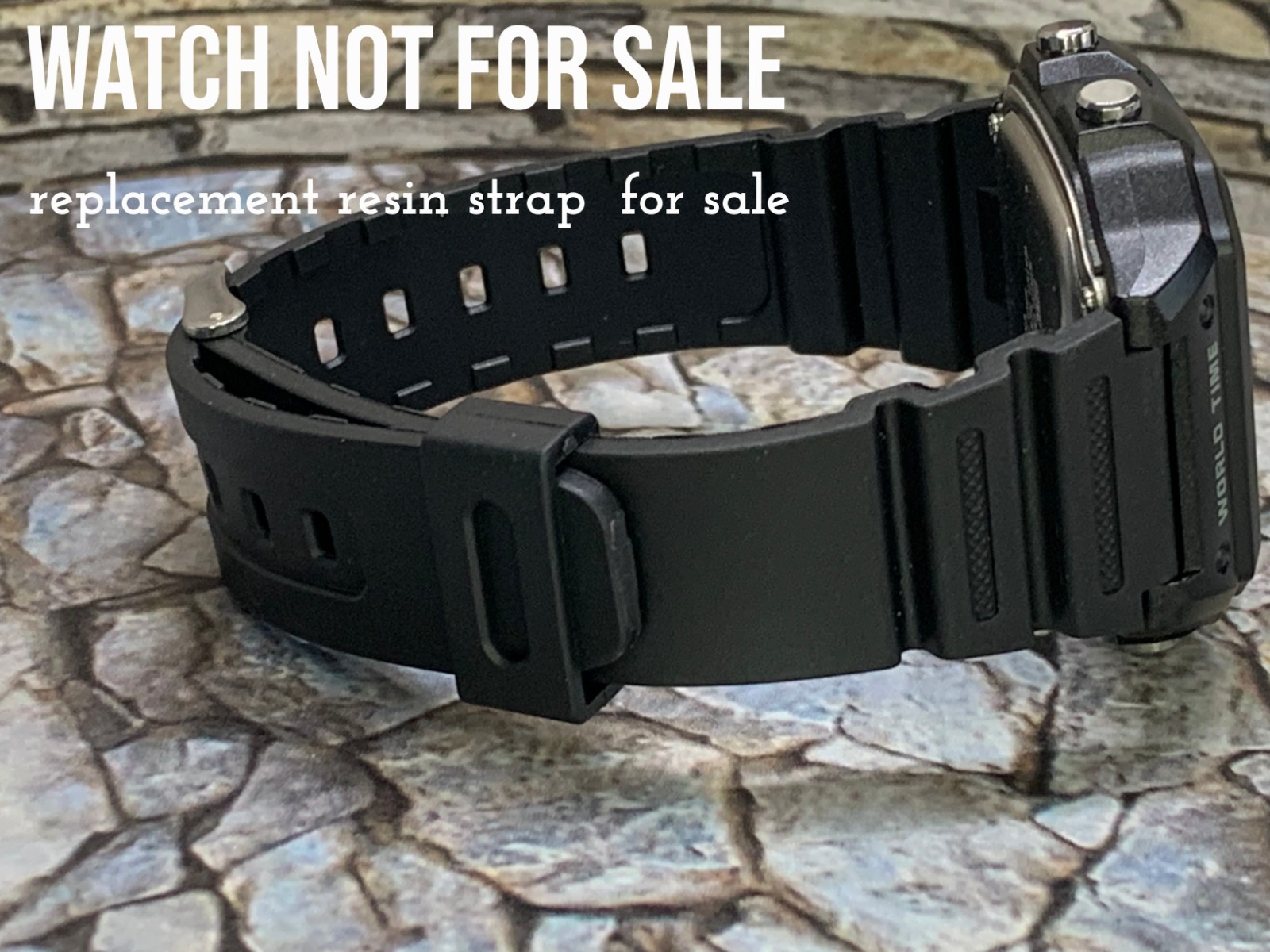 Casio Resin Watch Band Strap World Timer AE-1200WH AE-1300WH F-108WH W-216H