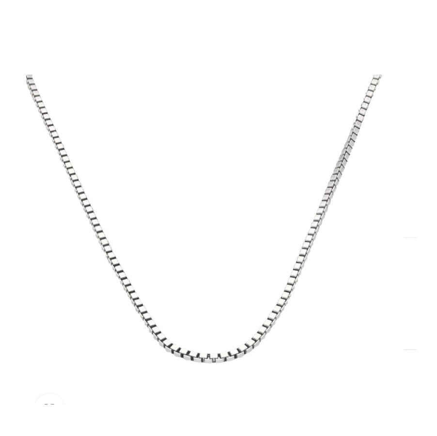 Men & Women’s Genuine 925 Sterling Silver 1.2mm Thin 16″~ 32″ Box Chain Necklace