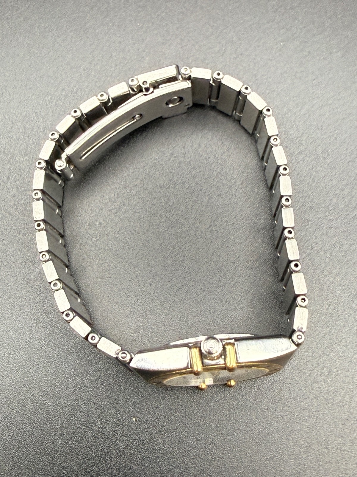 Omega Constellation Two-Tone Quartz Watch Swiss Made 5.5″ Bracelet Vintage