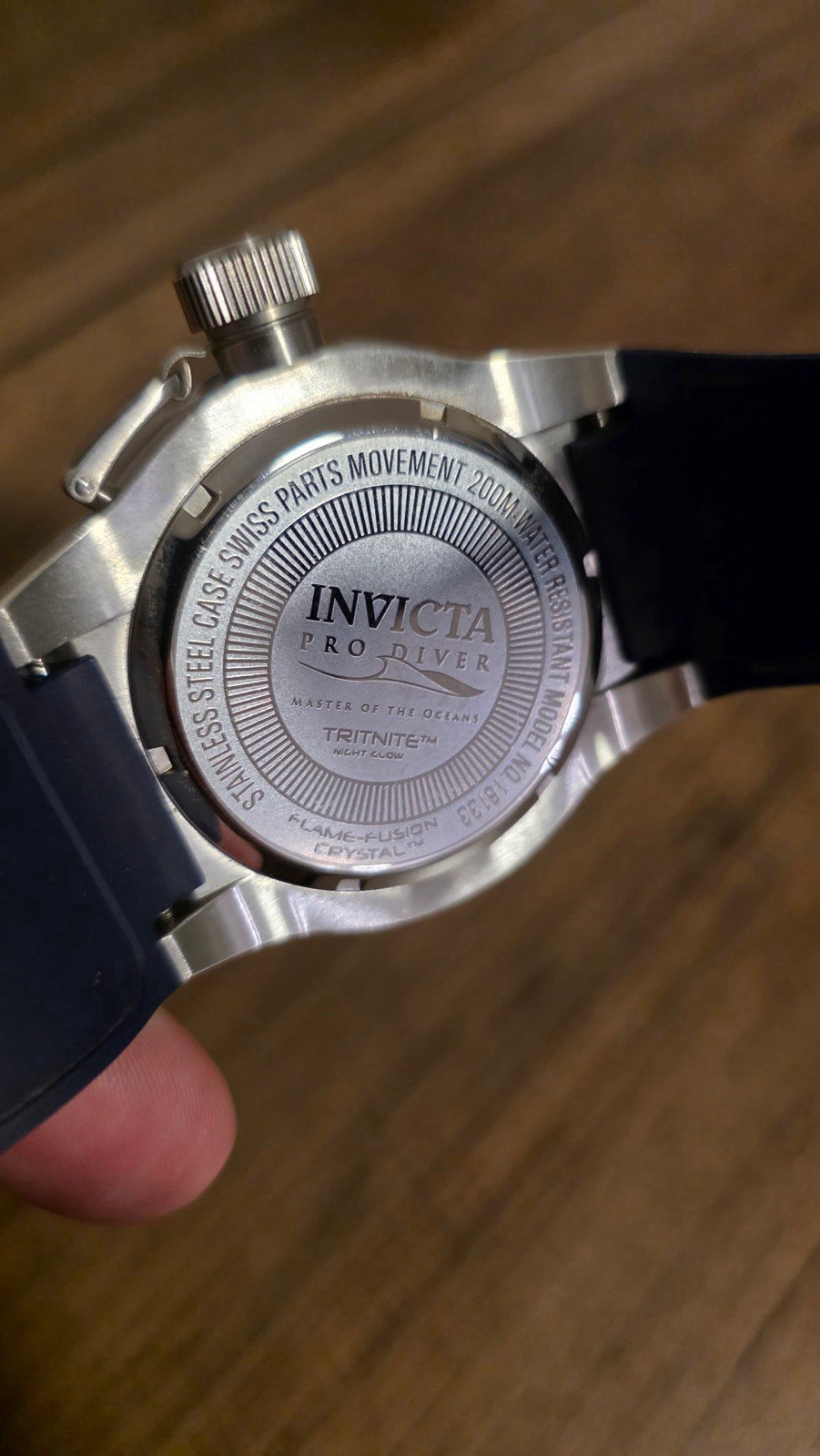 Invicta Pro Diver Men’s Quartz 200m Diver Watch 48mm Silver/Black Blue