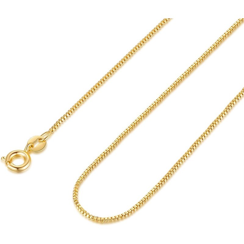 Necklace for Women Gold Box Chain Necklace for Women | Gold Chain for Men